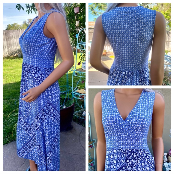 🎉HP🎊 LLBean Maxi Sleeveless Surplice Sundress - Picture 15 of 16